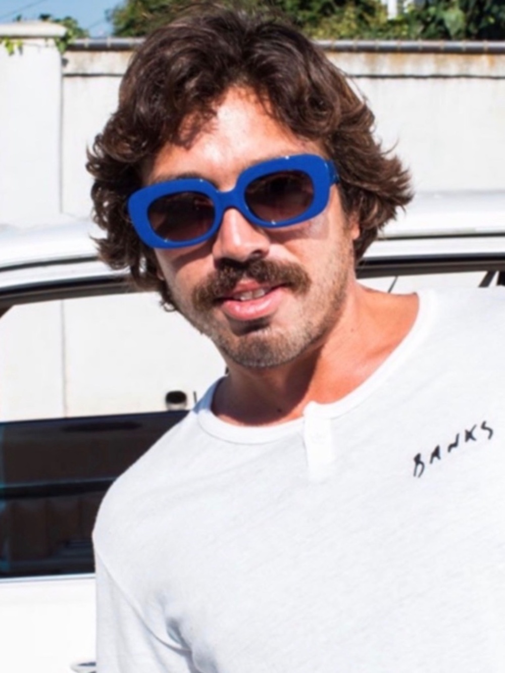 Crap Eyewear Blue “The Velvet Mirror” Sunglasses - Unisex - Picture 6 of 6